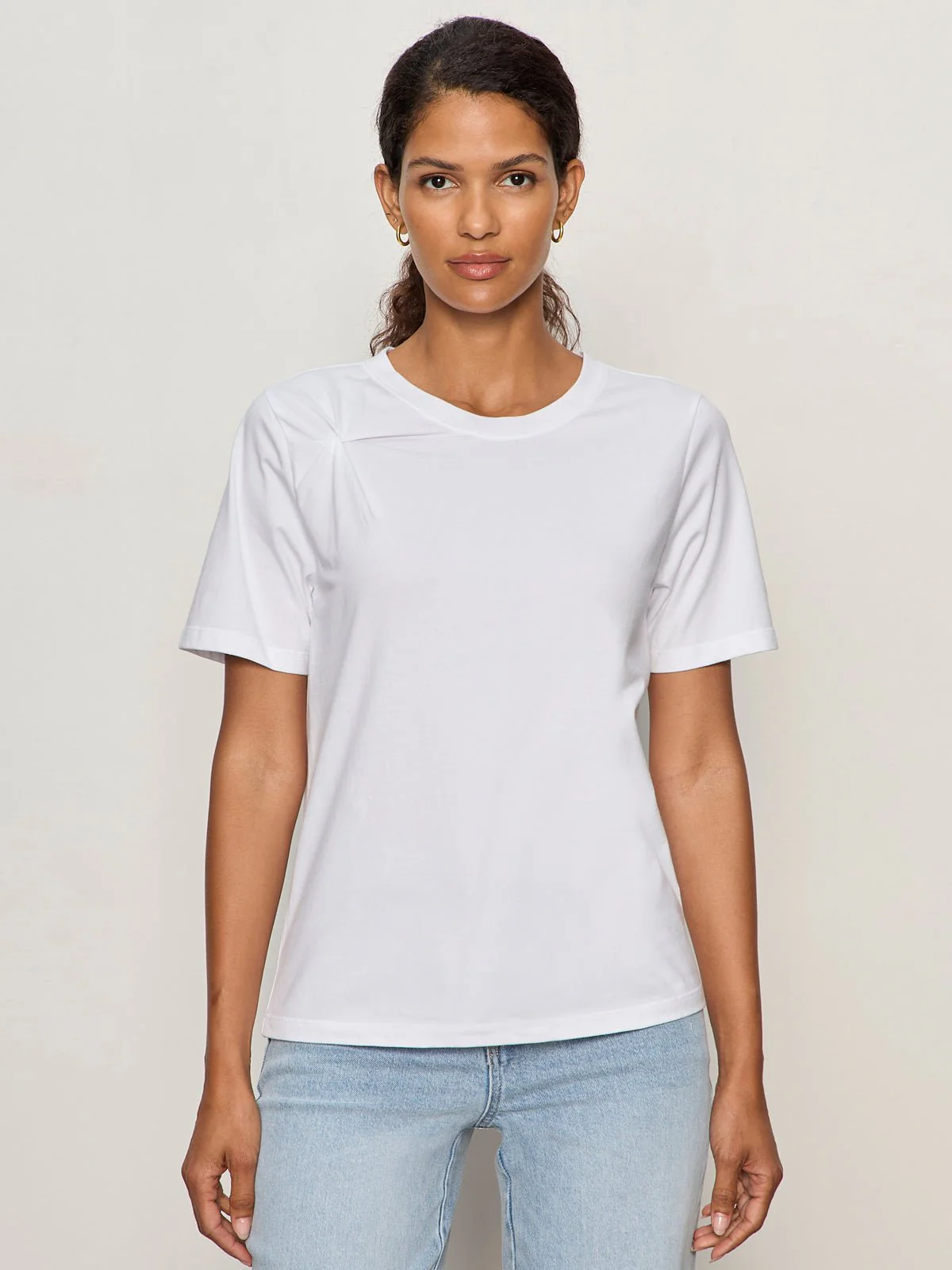 Soft Twist Tee White - Image 3