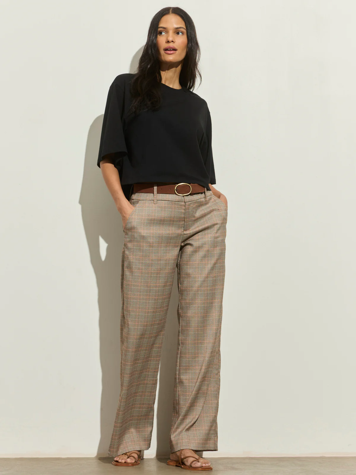 Spotlight Plaid Trouser Caviar Plaid - Image 4