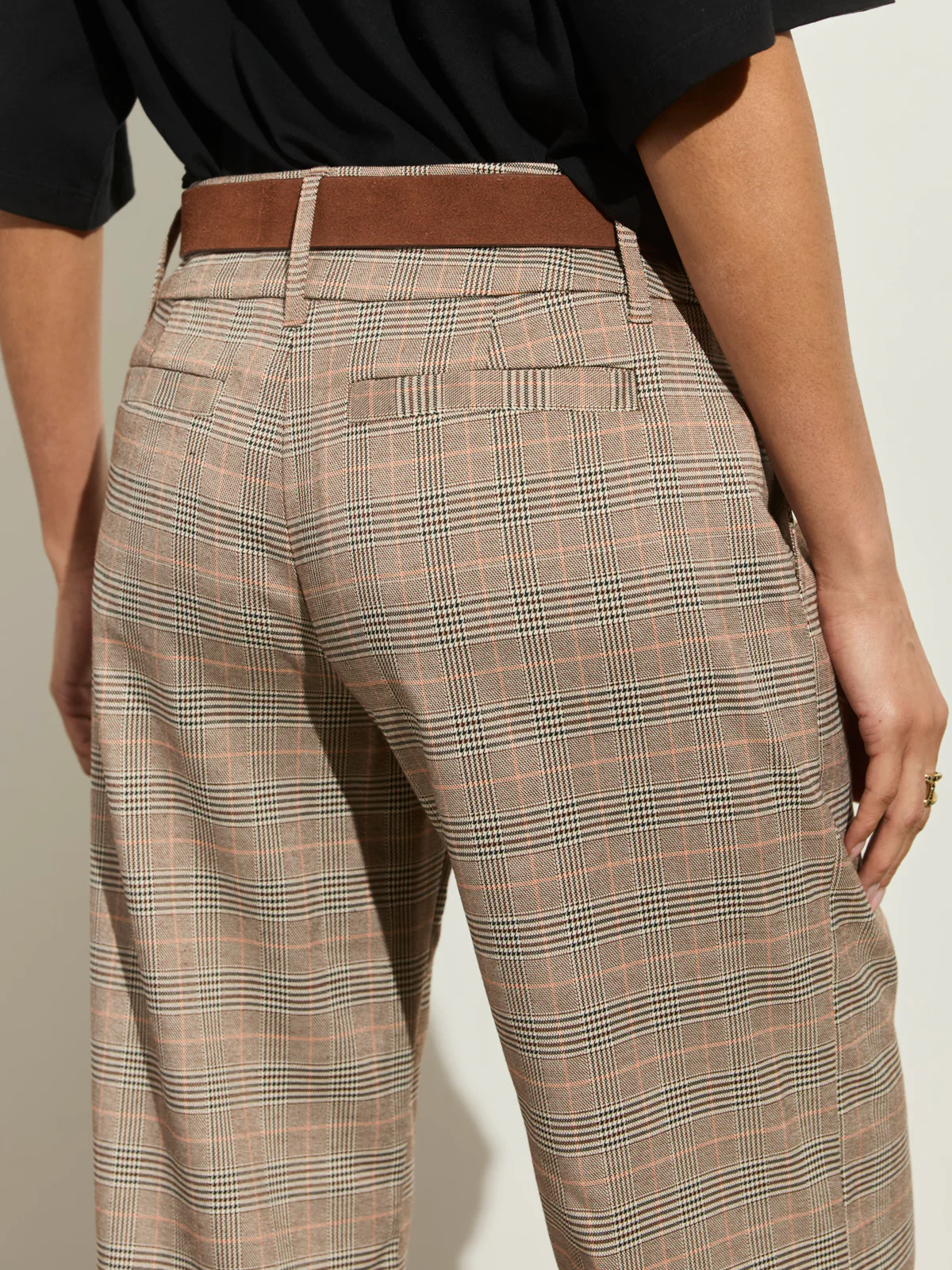 Spotlight Plaid Trouser Caviar Plaid - Image 5