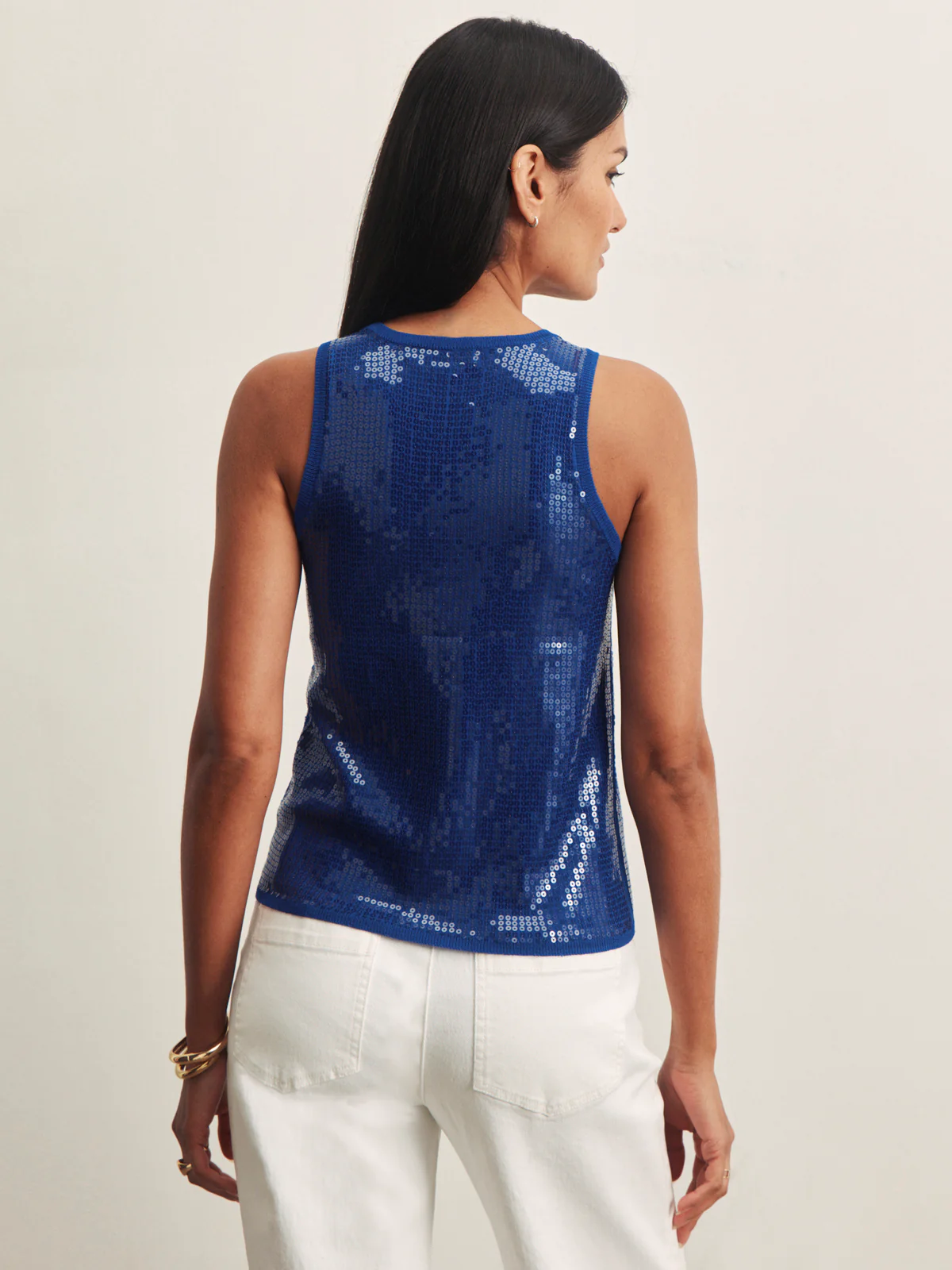 Summer Shine Sequin Shell Luminous Blue - Image 2