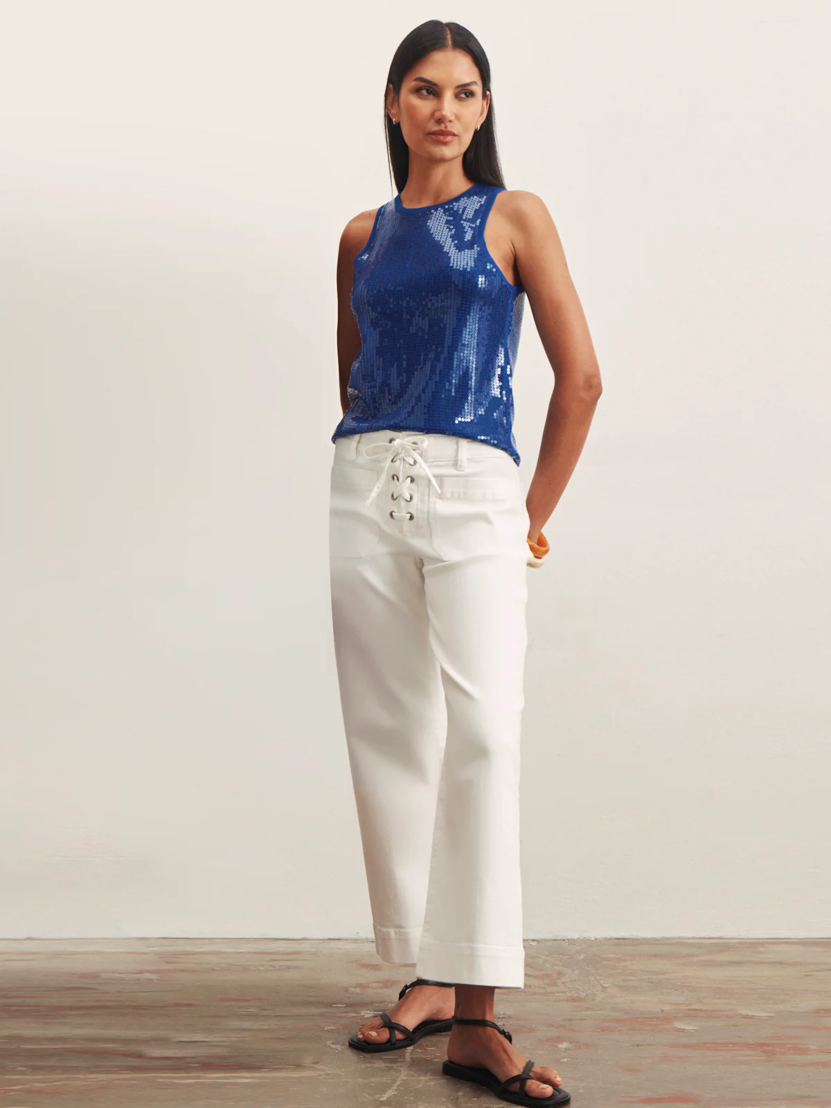 Summer Shine Sequin Shell Luminous Blue - Image 5