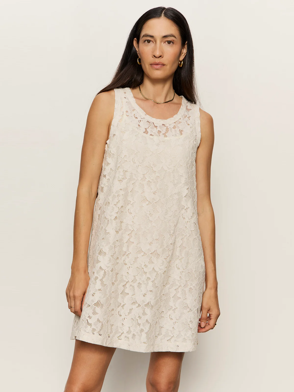 Sunday Best Lace Tank Dress Collagen - Image 6