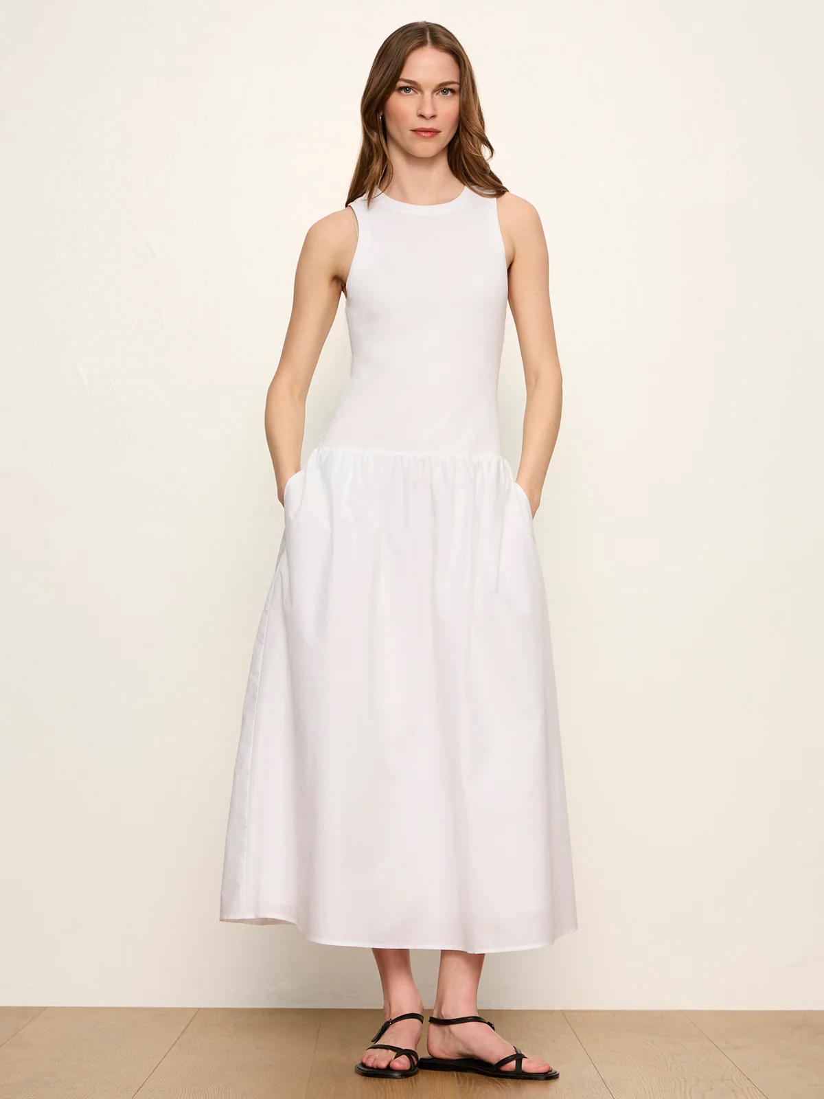 Take Me Away Midi Dress White - Image 4