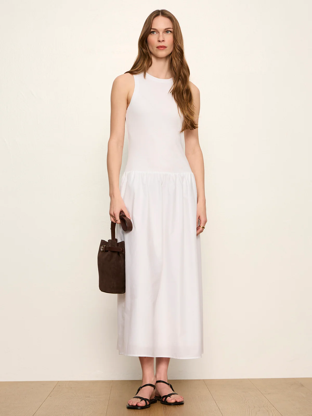 Take Me Away Midi Dress White - Image 6