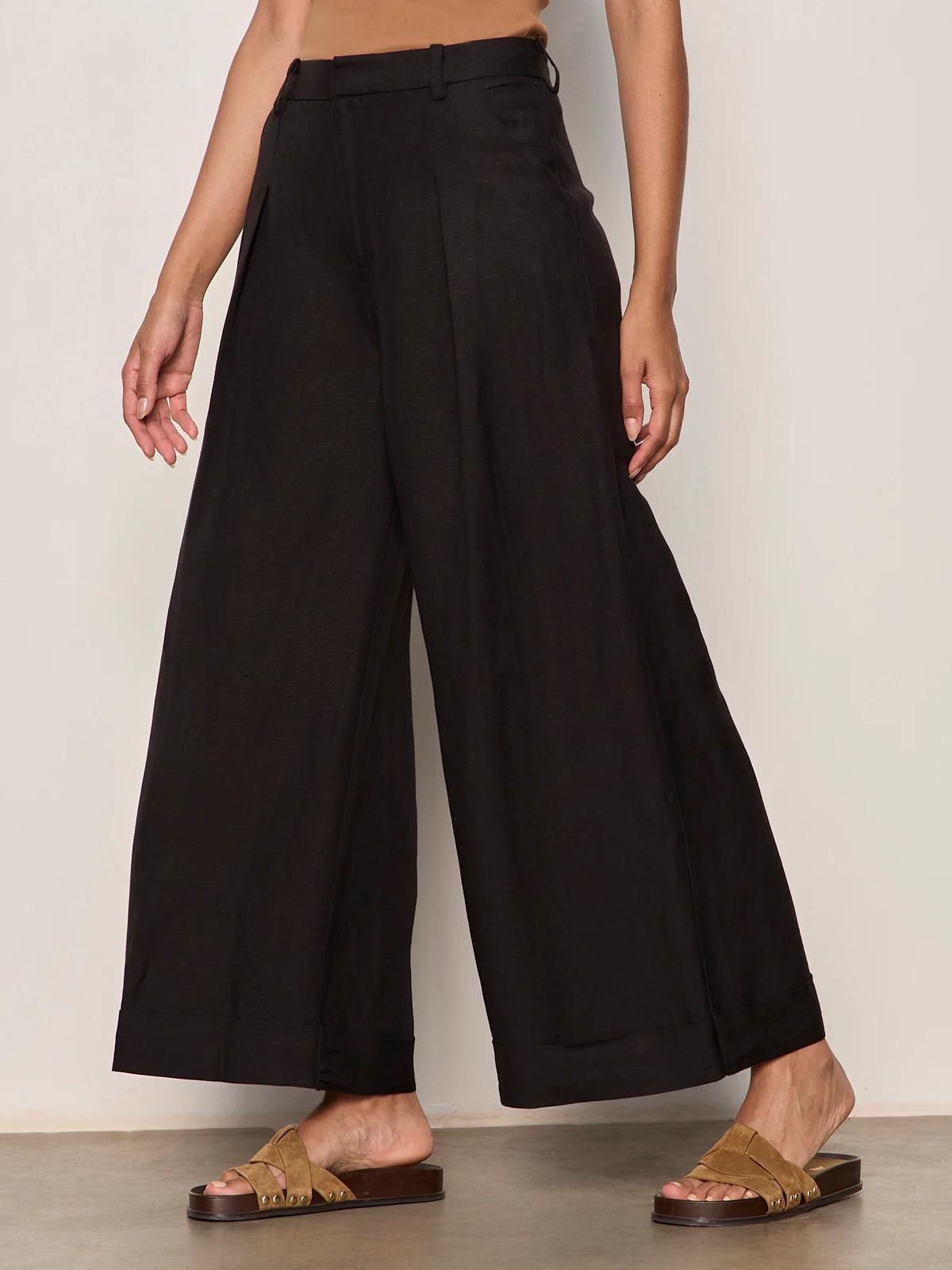 Terrace Linen Pant Black - Image 4