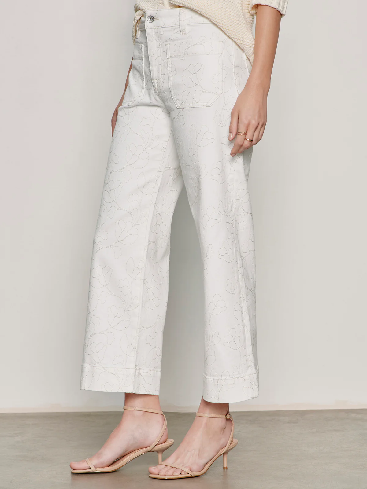The Marine Crop Jean Chalk Petite Sizing - Image 3