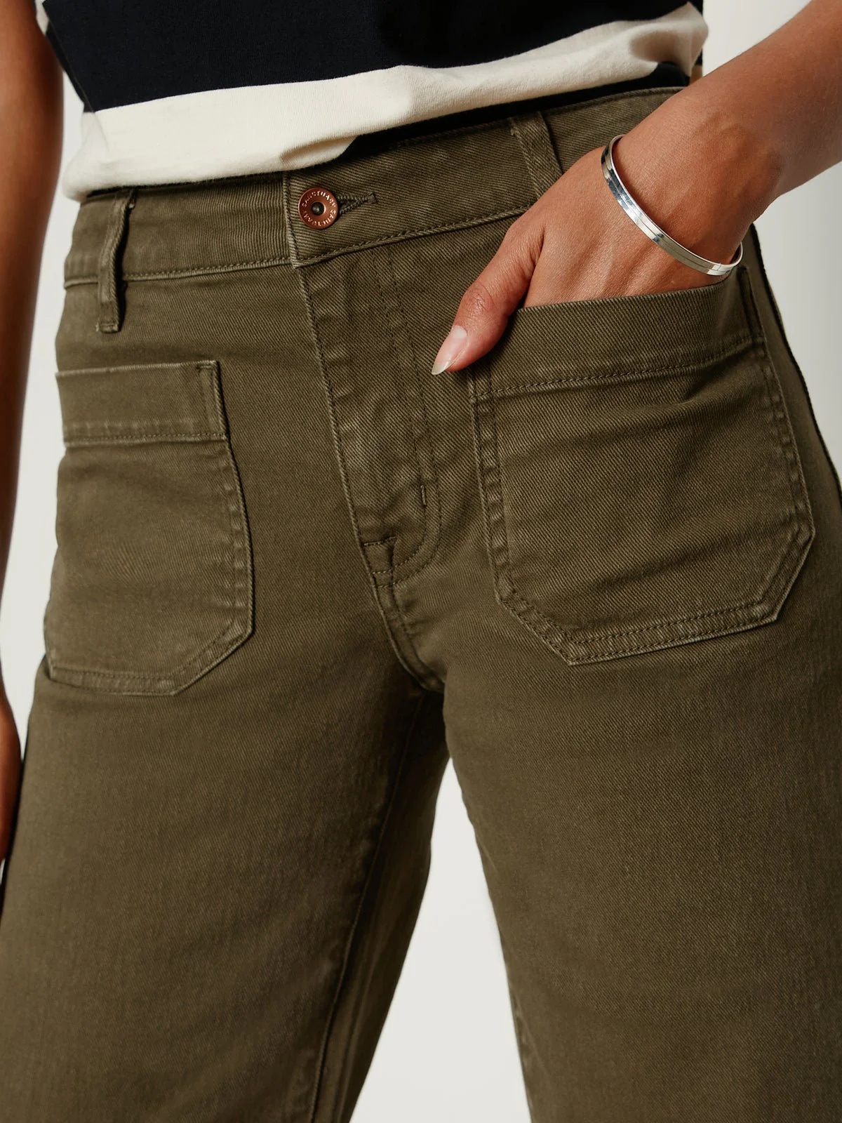 The Marine Standard Rise Denim Pant Fatigue - Image 8