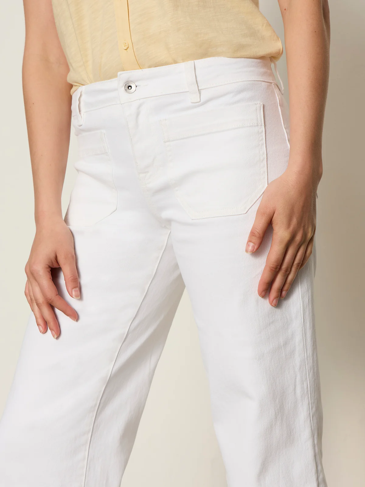 The Marine Jean Bleached White - Image 5