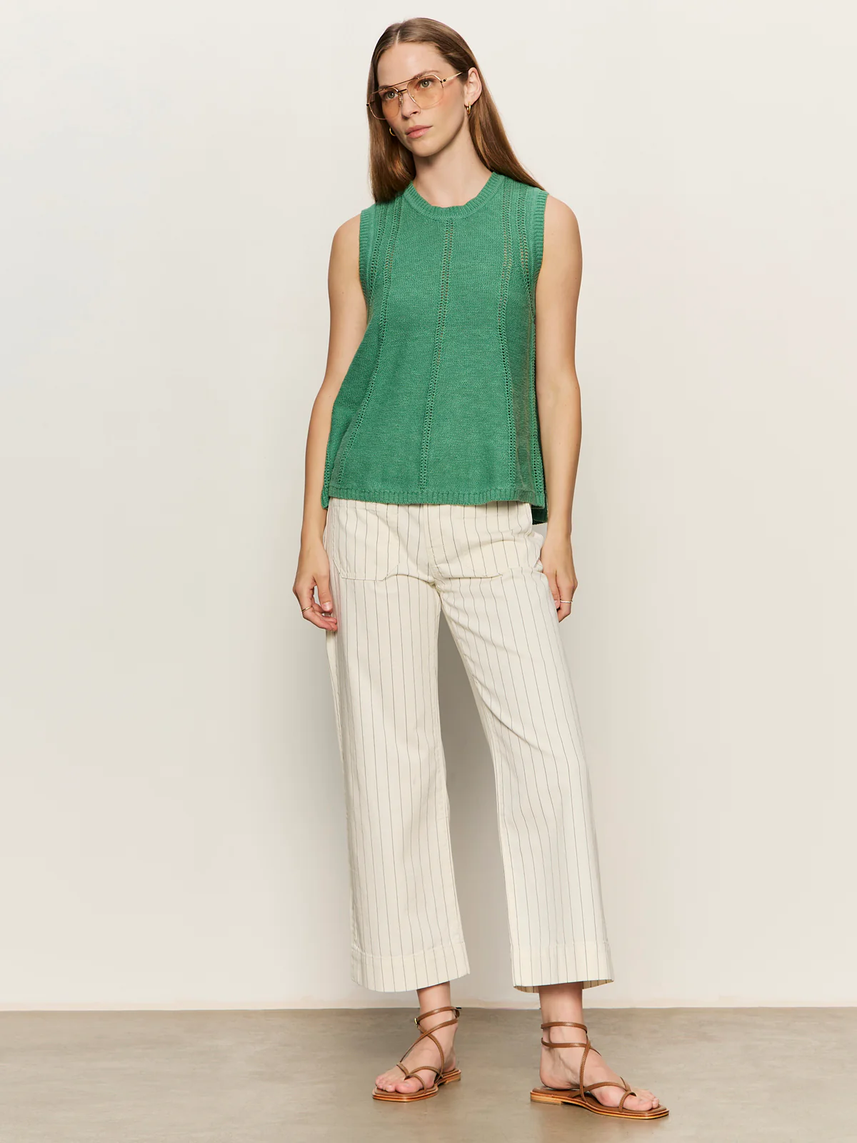 The Marine Jean Bleached White Pinstripe - Image 6