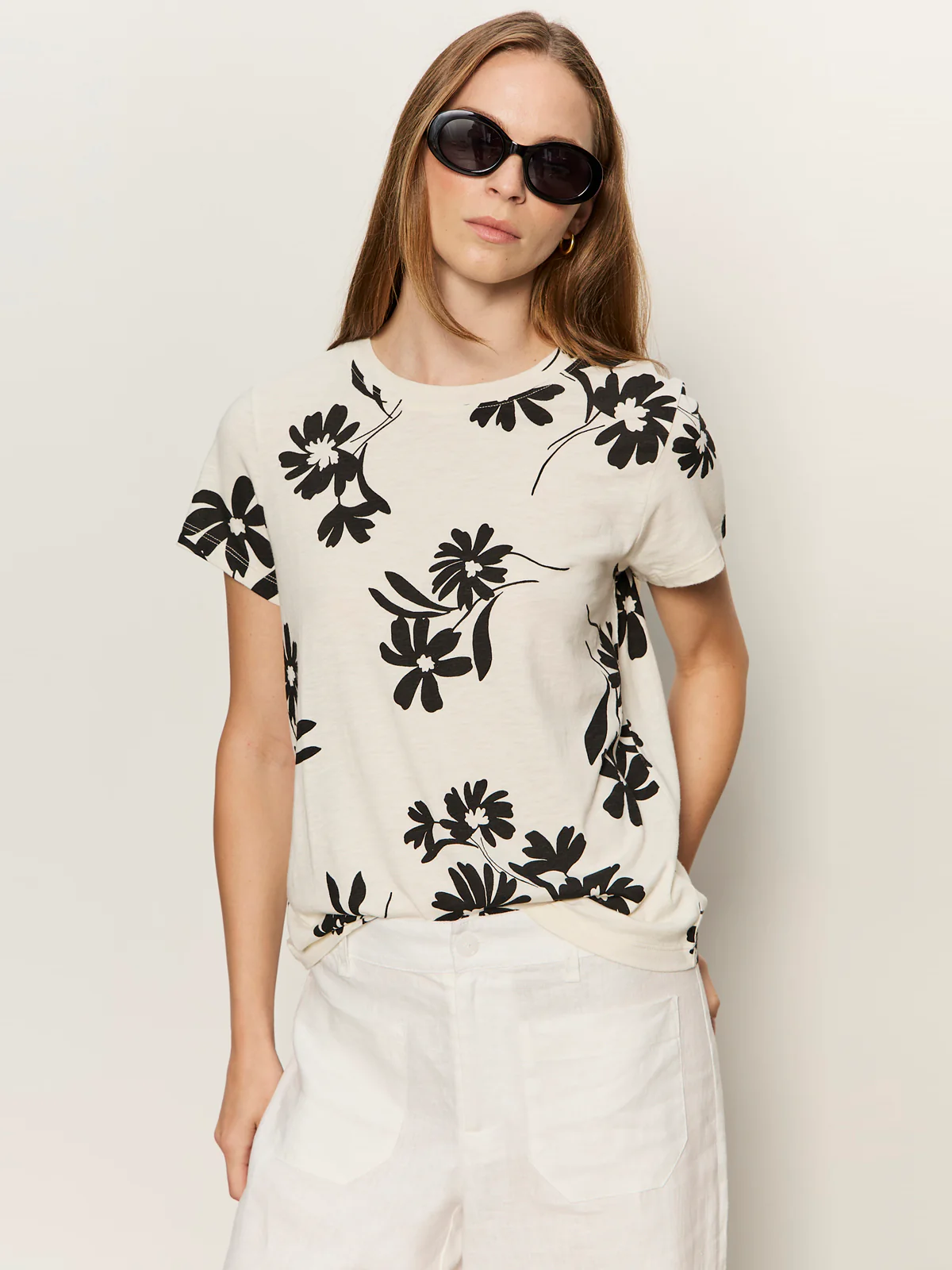 The Perfect Tee Chalk Bloom