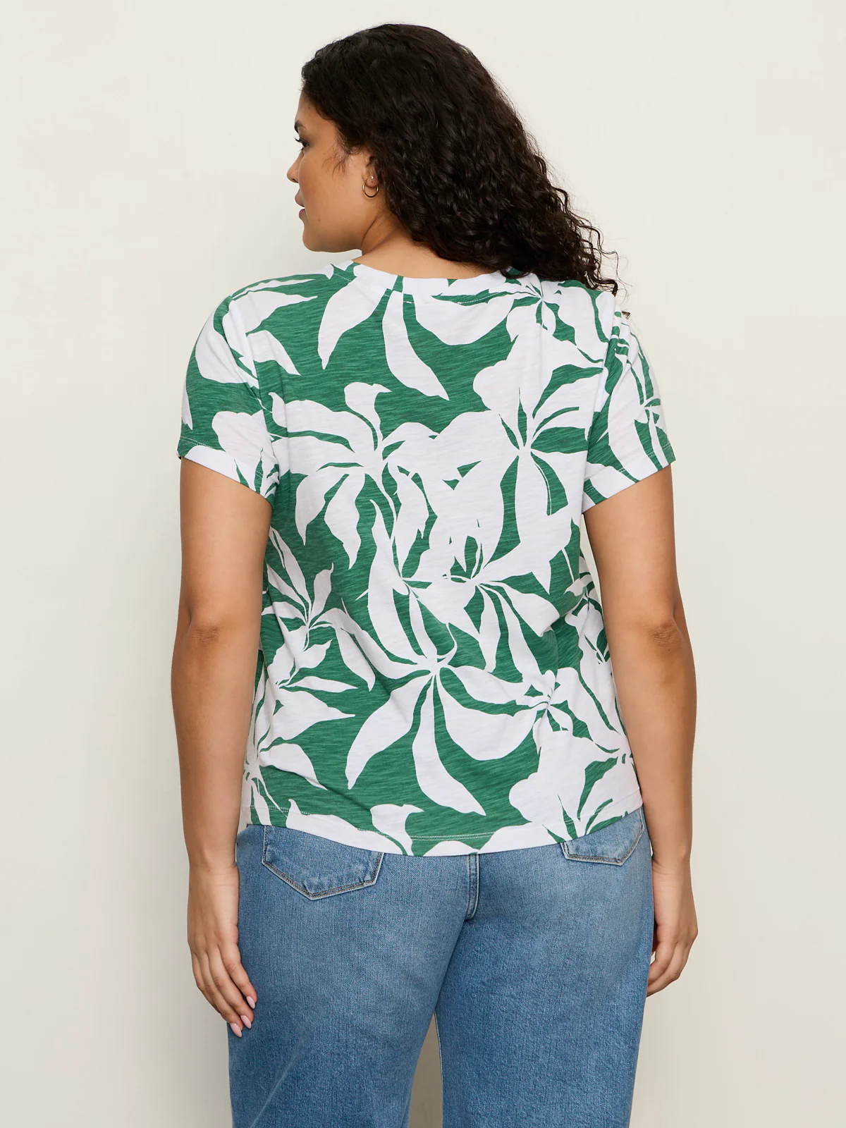 The Perfect Tee Green Inked Impressions Extended Sizing - Image 2