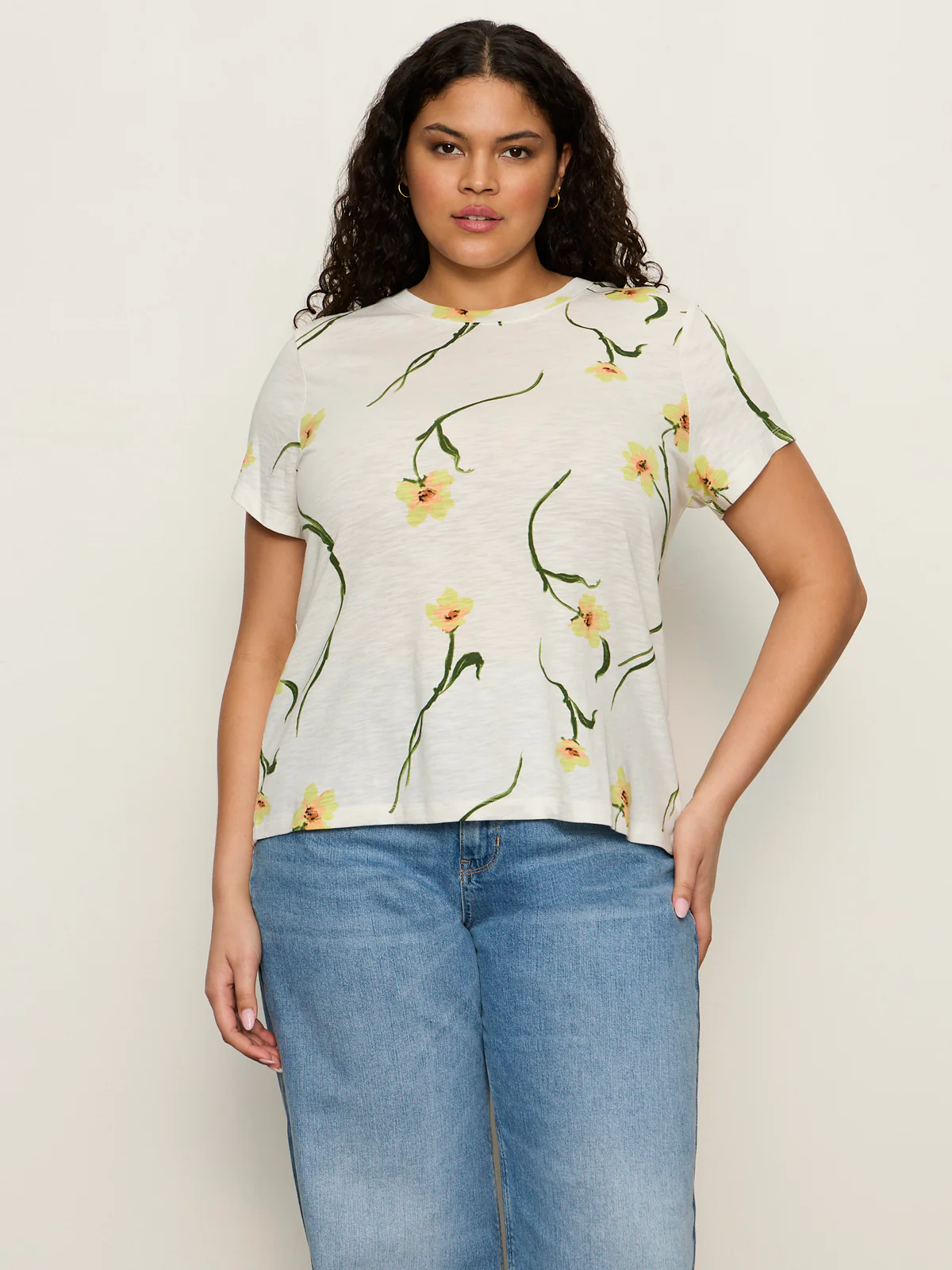 The Perfect Tee Lemon Meadow Extended Sizing - Image 4