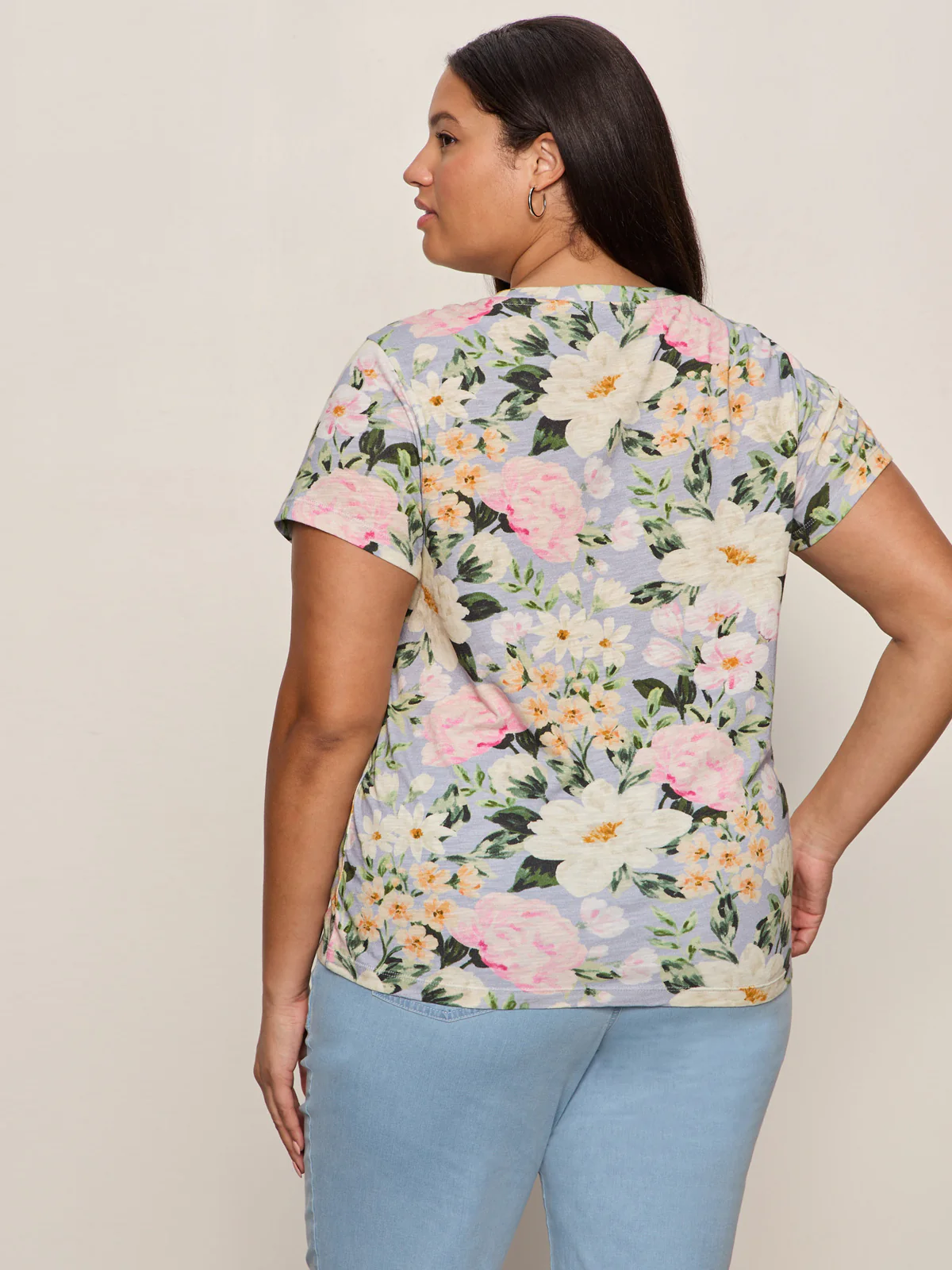 The Perfect Tee Spring Floral Extended Sizing - Image 2