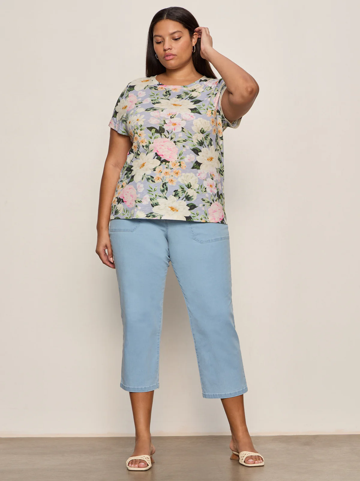 The Perfect Tee Spring Floral Extended Sizing - Image 6
