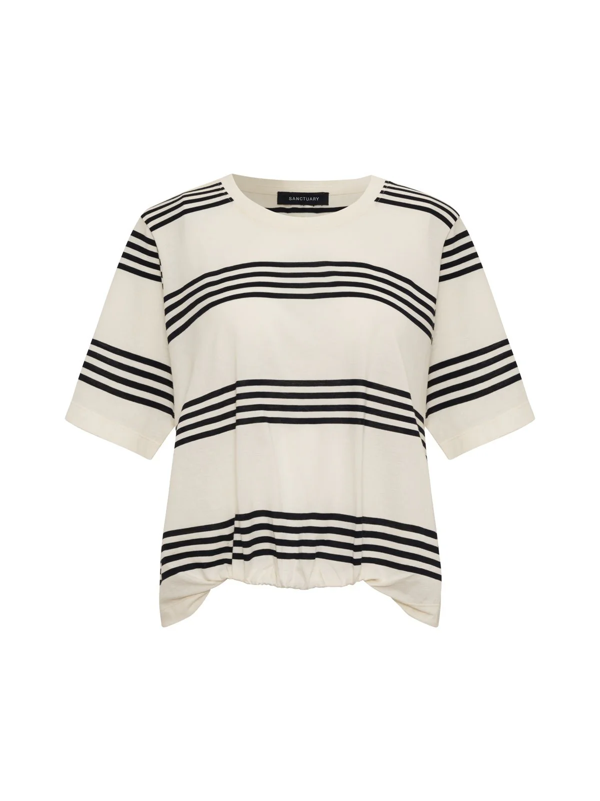 Tuck It Under Tee Chalk / Black Stripe - Image 6