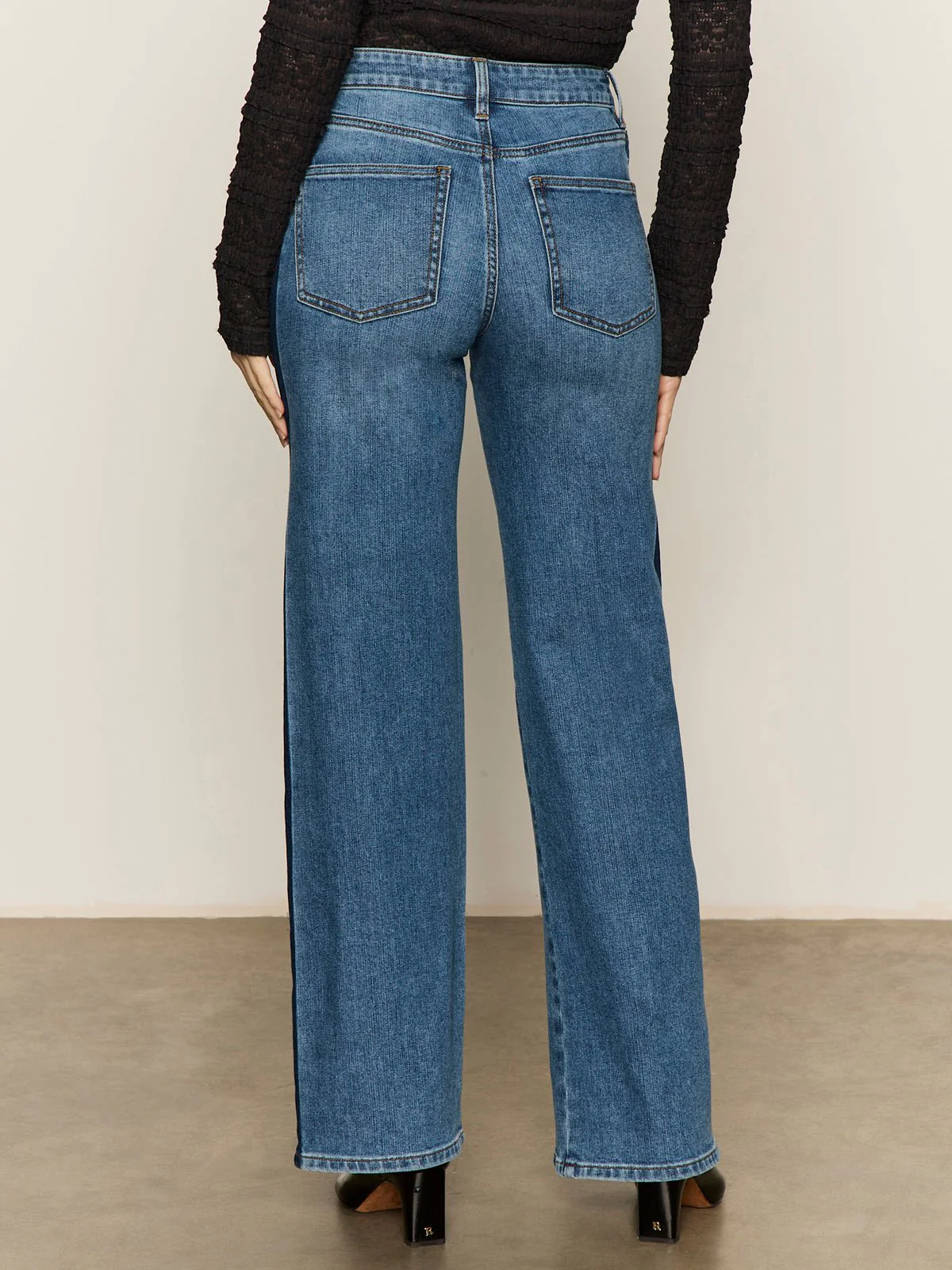 Tuxedo Relaxed Straight Jean Flirt - Image 4