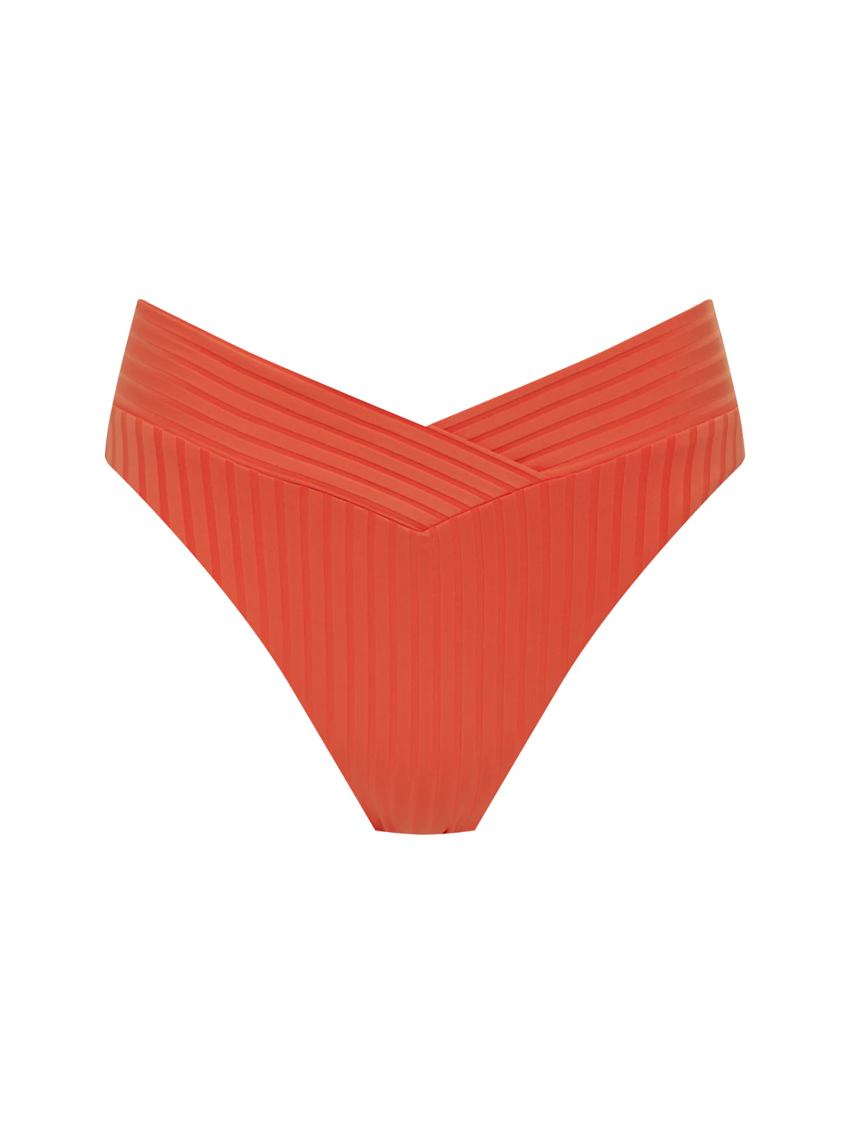 V -Waist High Leg Bikini Bottom Hibiscus - Image 4