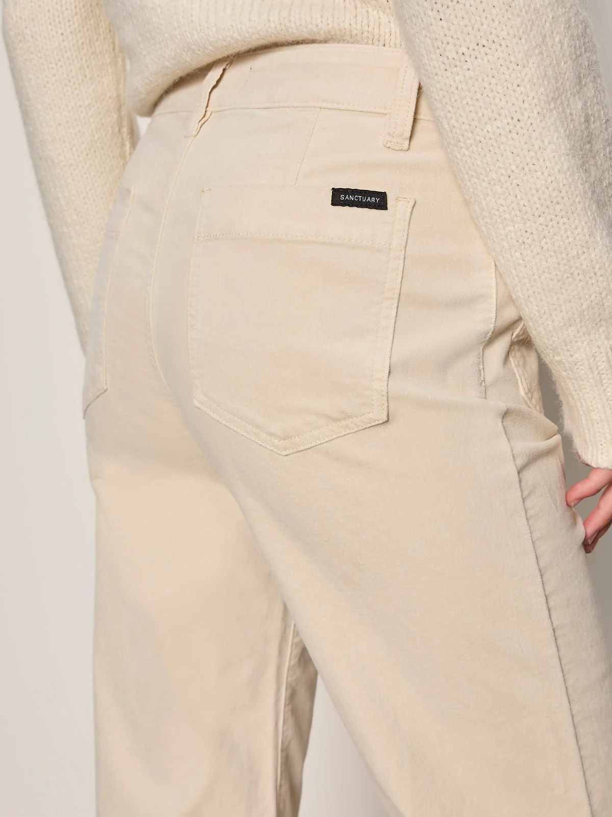 Velveteen Marine Pant Vanilla Creme - Image 5