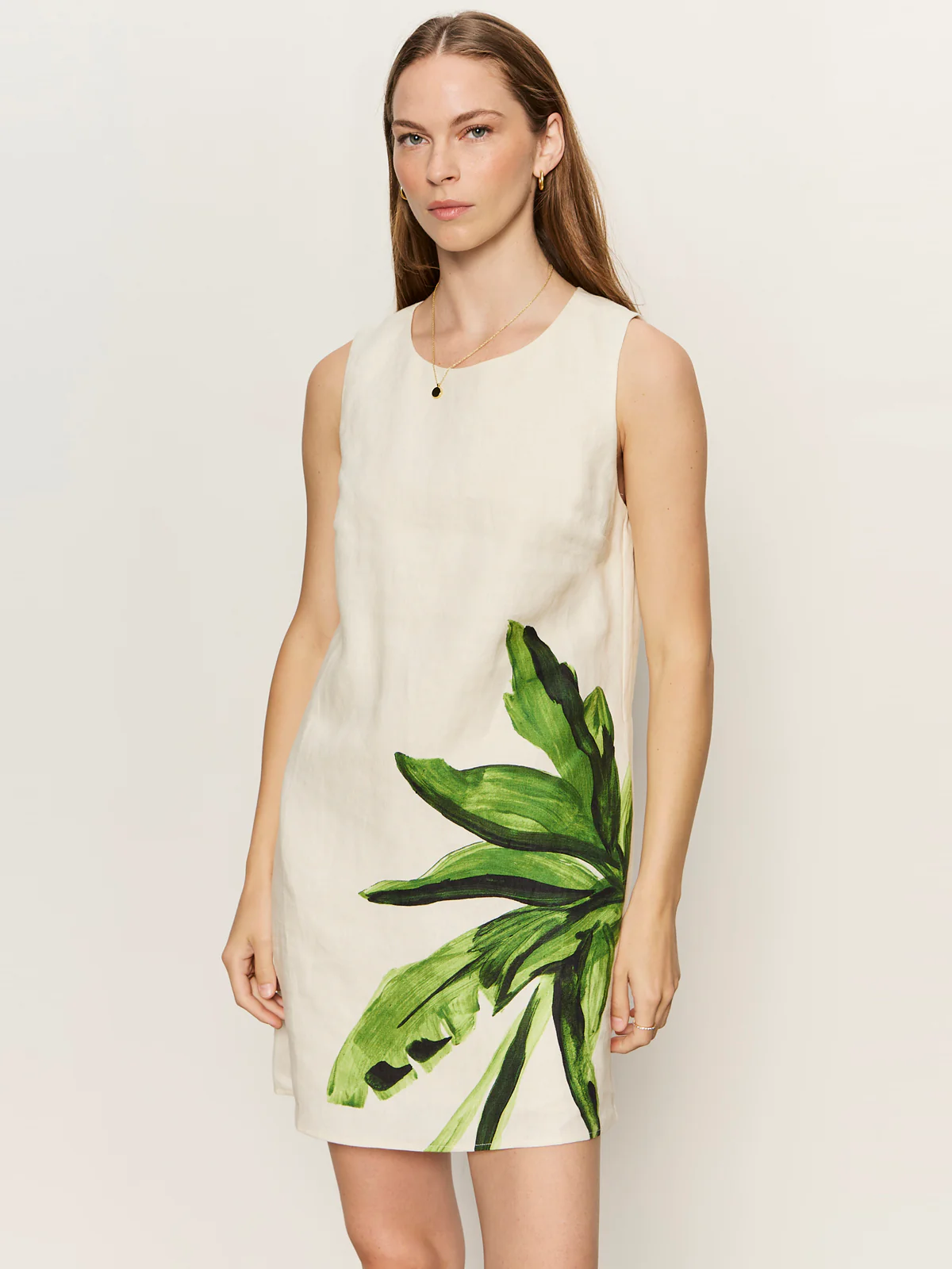Way To Be Linen Shift Dress Palmetta - Image 2